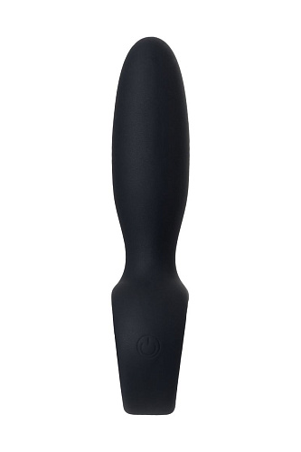 Чёрно-серебристый анальный стимулятор POPO Pleasure Sagitta 731447 (15 см)