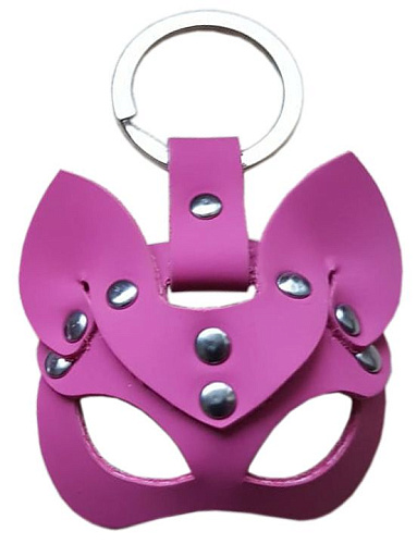 Розовый сувенир-брелок Подиум «Кошка» Р100б