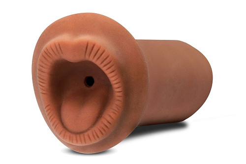 Мастурбатор-ротик кофейного цвета Blush Novelties X5 Men Little Juanita BL-07493