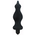 Чёрная анальная виброёлочка Adrien Lastic BULLET AMUSE 20309 (12 см)