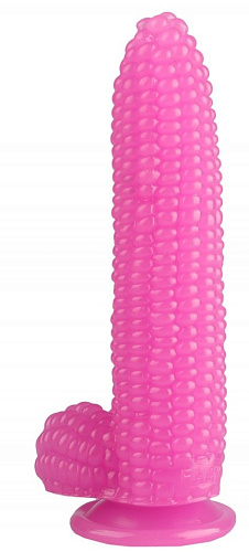 Розовый фаллоимитатор-кукуруза на присоске Сумерки богов 1015-24 BX DD (20,5 см)