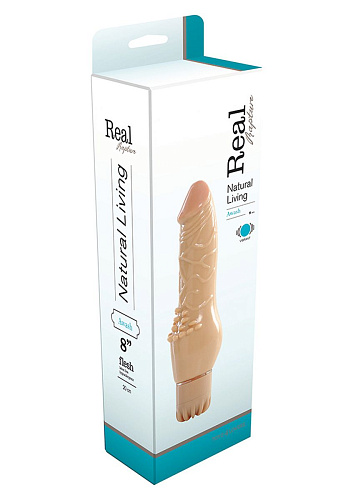 Реалистичный вибратор телесного цвета Toyz4lovers Vibe Awash T4L-00903066 (20 см)