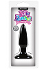 Чёрная анальная мини-пробка NS Novelties Jelly Rancher Pleasure Plug Mini NSN-0450-13 (8,1 см)