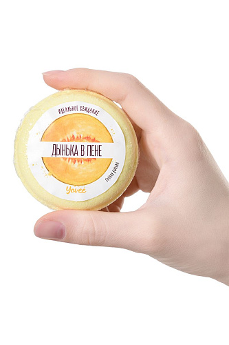 Бомбочка для ванны с ароматом сочной дыни ToyFa «Дынька в пене» 722503