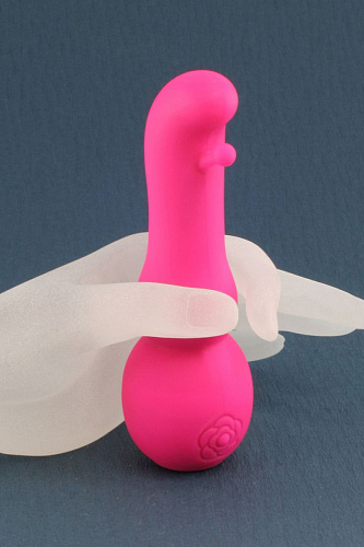Розовый вибратор Tokyo Design MARO KAWAII 9 TD-1312/11 (13 см)