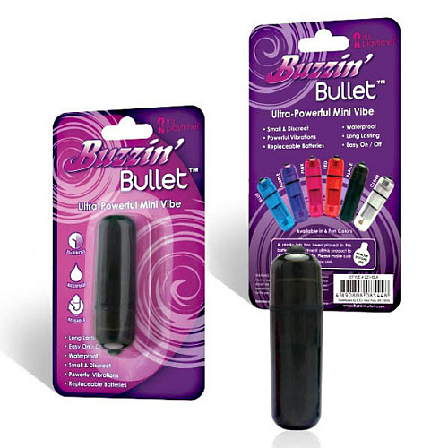 Компактный чёрный стимулятор-вибропулька Lux Fetish ZZ1-BLK (6 см)