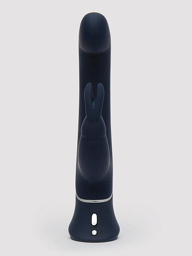 Темно-синий вибратор-кролик Fifty Shades of Grey Greedy Girl Real-Feel Rabbit Vibrator FS-80006 (25,4 см)
