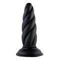Чёрная спиралевидная втулка ToyFa 901328-5 (13 см)