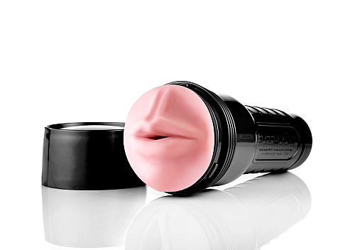 Мастурбатор-ротик розового цвета Fleshlight Pink Mouth Original FL716