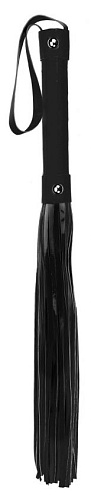 Чёрная плетка Shots Media BV Whip OU214BLK (53 см)