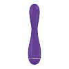 Ежевичный вибратор с клиторальными ушками OVO K3 PURPLE (20 см)