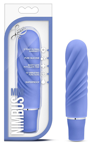 Спиральный сиреневый вибратор Blush Novelties Nimbus Mini BL-42723 (12 см)