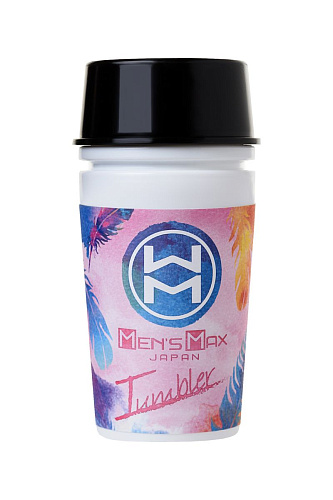 Мастурбатор-стаканчик белого цвета Men sMax Tumbler Spiral MM-24