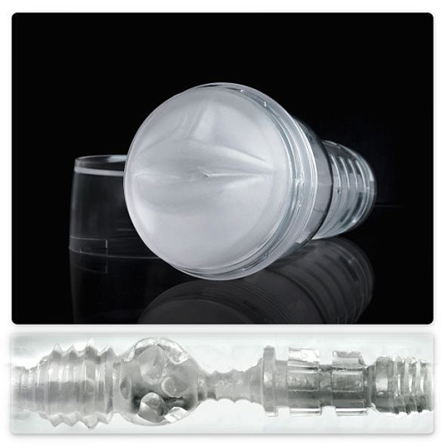 Прозрачный мастурбатор-ротик Fleshlight Ice Mouth Crystal FL901