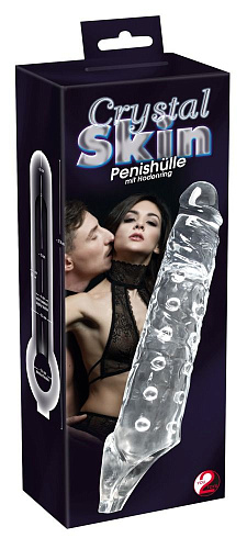 Прозрачная закрытая насадка Orion Crystal Skin Penis Sleeve 05319100000 (27,8 см)