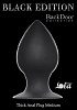 Чёрная анальная пробка Lola toys Thick Anal Plug Medium 4210-01Lola (9,5 см)