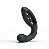 Чёрный массажёр простаты с вибрацией Baile Fabulous Prostate Stimulator LKS205