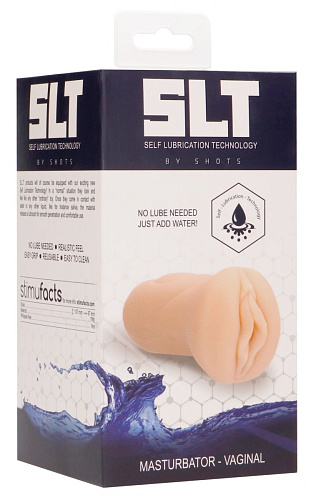 Телесный мастурбатор-вагина Shots Media BV Self Lubrication Masturbator SLT001FLE