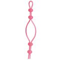 Розовое лассо с 4 утяжками ToyFa 888013-3
