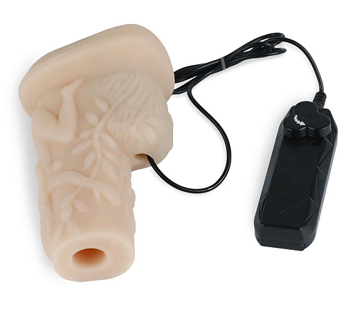 Реалистичный мастурбатор-вагина телесного цвета с вибрацией LOVETOY (А-Полимер) 662323