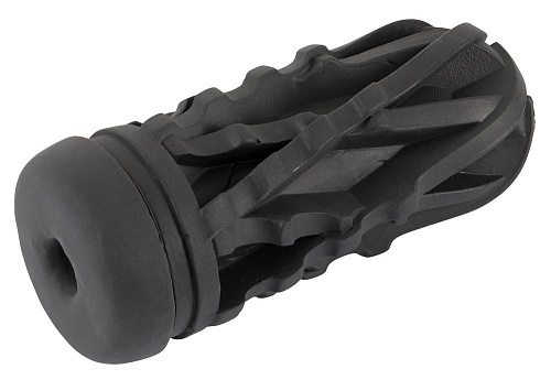 Чёрный мастурбатор с анальной вибровтулкой Orion The Surge 0592846