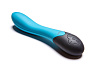 Бирюзовый вибратор для стимуляции точки G с нагревом Le Frivole Lynx 05493 (20,8 см)