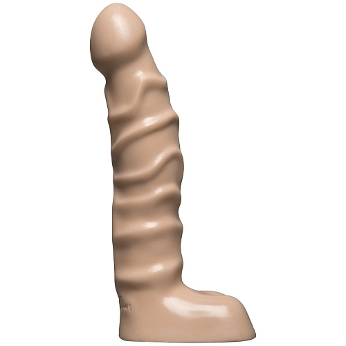 Телесный анальный фаллоимитатор Doc Johnson Raging Hard-Ons Slimline 5.5 Ballsy 0279-26-CD (14 см)