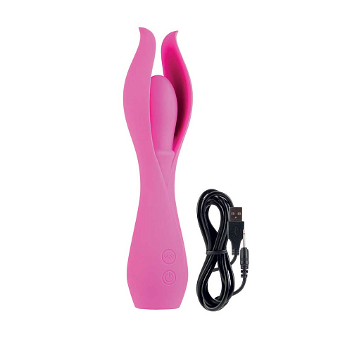 Малый розовый вибратор с лепестками Jopen Lust by JOPEN L5 JO-4720-00-3