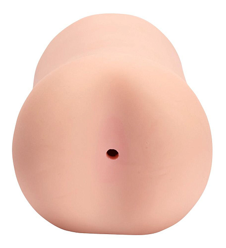 Телесного цвета мастурбатор-анус с рёбрышками внутри тоннеля Pornhub Anal Ribbed Stroker 94865