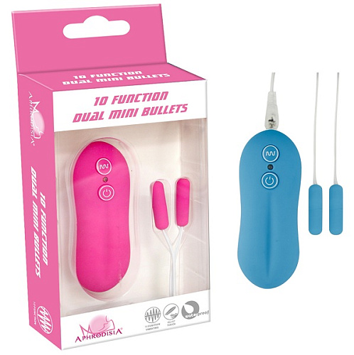 Голубые вибропули на пульте управления Howells 35008-blue