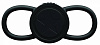 Чёрная насадка на пенис Shots Media BV Realistic Treasure OU058BLK