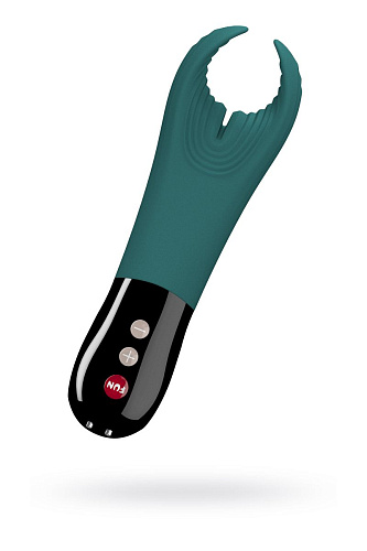 Бирюзовый фаллостимулятор с вибрацией Fun Factory Manta 5300859