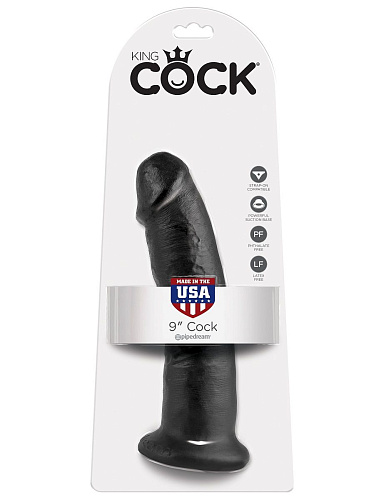 Чёрный фаллоимитатор Pipedream 9 Cock PD5504-23 (22,9 см)