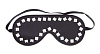 Чёрная маска из полиуретана с квадропуклями Blush Novelties Studded Eye Mask 520078