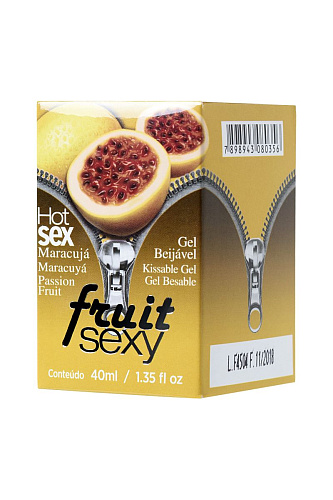 Массажное масло с ароматом маракуйи и разогревающим эффектом INTT FRUIT SEXY Maracuja FS07 (40 мл)