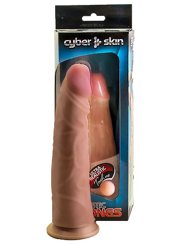 Дилдо телесного цвета на присоске в подарочной упаковке LOVETOY (А-Полимер) 811006 (20 см)