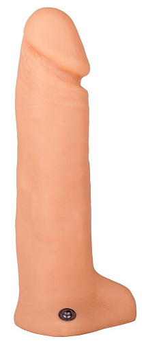 Страпон телесного цвета с полостью на чёрной резинке Сумерки богов 1005-01 CD DD