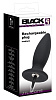Чёрная перезаряжаемая анальная пробка Orion Black Velvets Recharge Plug M 0592803 (12,5 см)