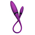 Двусторонний вибратор с дистанционным управлением фиолетового цвета Adrien Lastic Two 10821