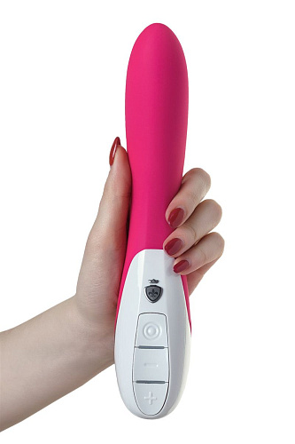 Ярко-розовый вибратор MyStim Elegant Eric 46800 (27 см)