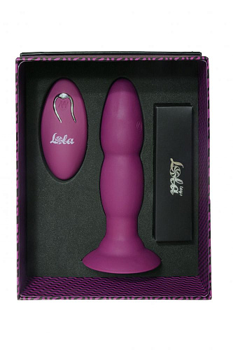 Фиолетовый анальный стимулятор Lola toys Tornado Back Door 4220-04lola (14 см)