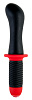 Двусторонний чёрный вибратор с двойным мотором ToyFa 901340-5 (28 см)