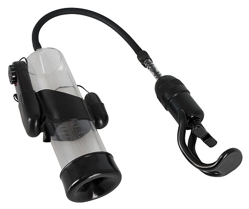 Прозрачная помпа для пениса с вибропулей Orion Mister Boner 0592234