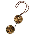Леопардовые вагинальные шарики California Exotic Novelties DUOTONE BALLS SE-1312-00-2