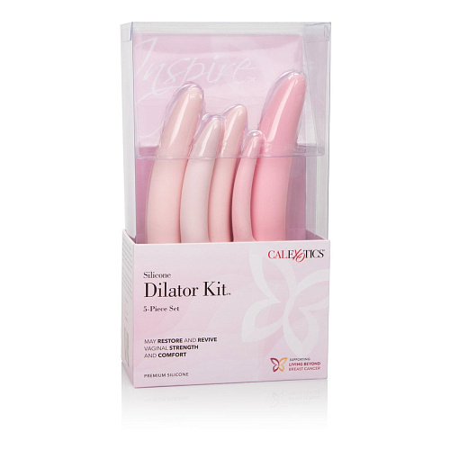 Набор из 5 фаллоимитатров телесного цвета разного размера California Exotic Novelties Sili Dilator 5 P SE-4805-05-3