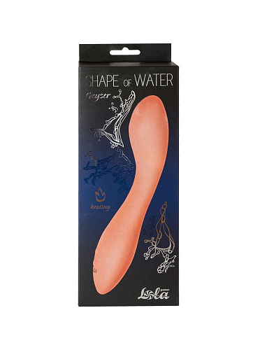 Коралловый вибратор с нагревом Lola toys Geyser 8687-00lola (20,8 см)