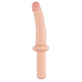 Телесный фаллоимитатор с ручкой Dream Toys BIGSTUFF DONG WITH HANDLE 20946 (32 см)