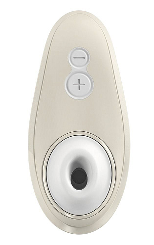 Кремовый бесконтактный клиторальный стимулятор Womanizer Liberty 0596795