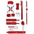 Красный игровой набор БДСМ Shots Media BV Intermediate Bondage Kit OU372RED