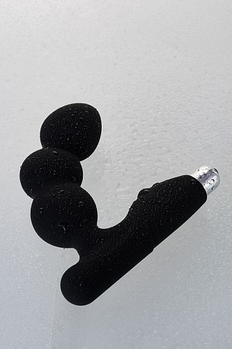 Чёрный вибростимулятор простаты Erotist 541304